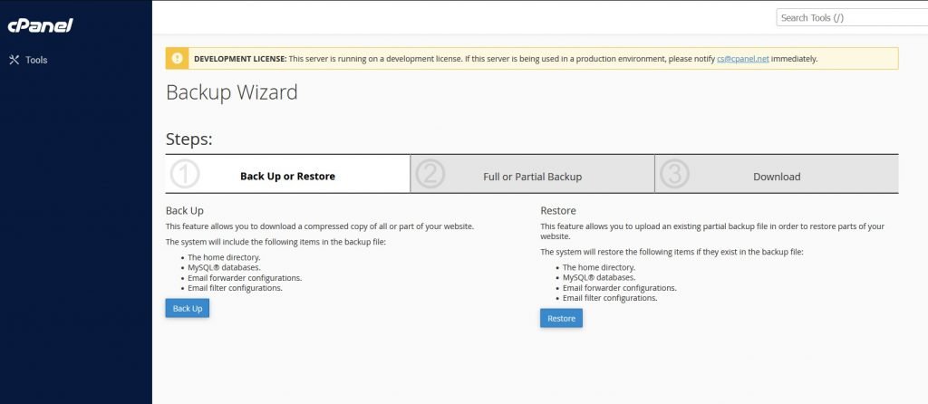 Fitur backup dan SSL gratis saat proses memilih hosting