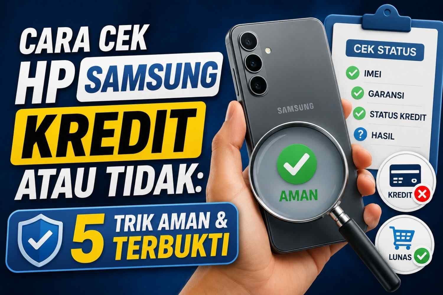 Cara Cek HP Samsung Kredit atau Tidak: 5 Trik Aman & Terbukti
