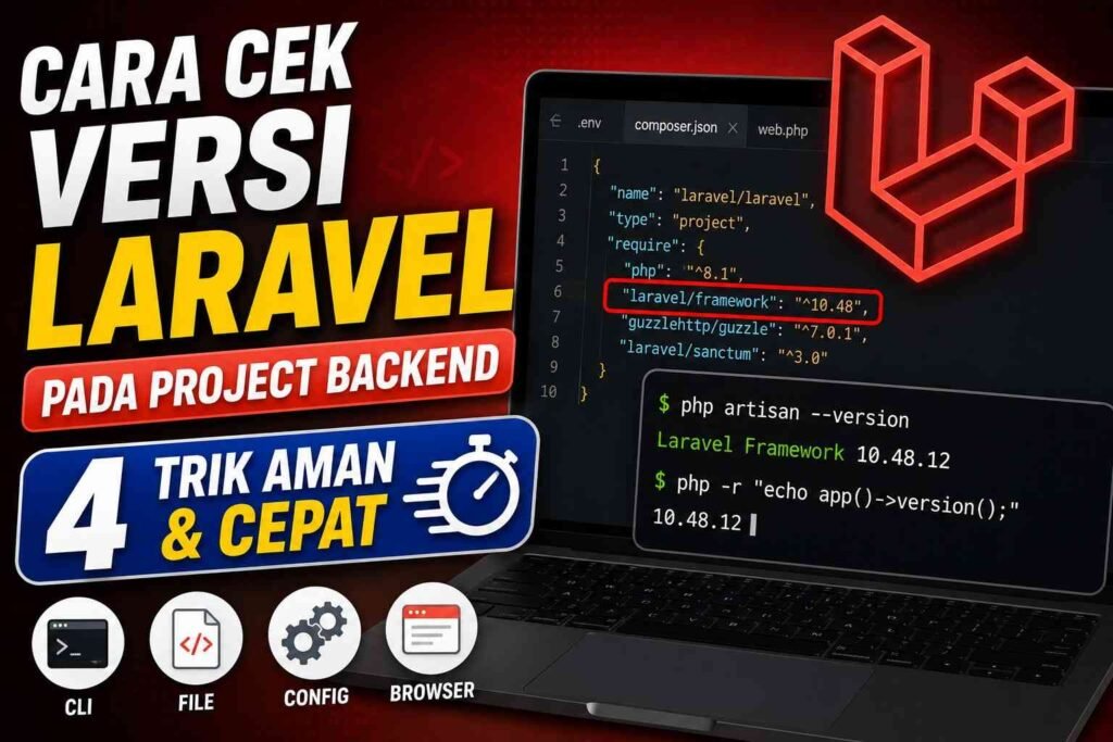 Cara Cek Versi Laravel pada Project Backend: 4 Trik Aman & Cepat