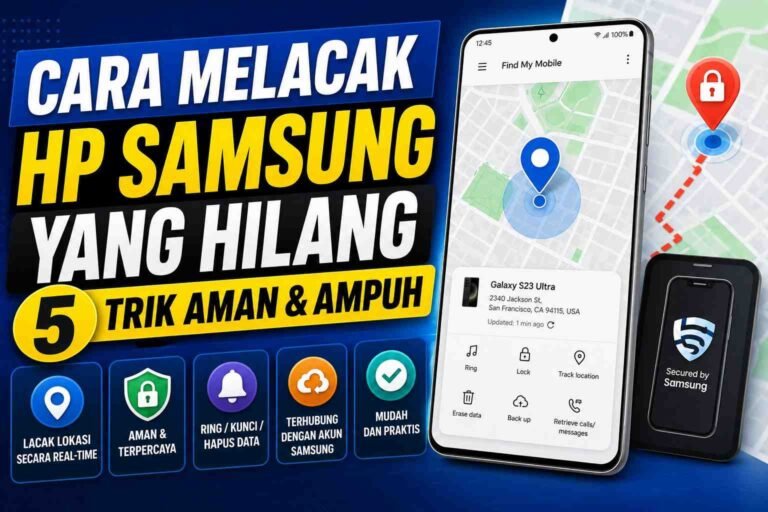 Cara Melacak HP Samsung yang Hilang: 5 Trik Aman & Ampuh