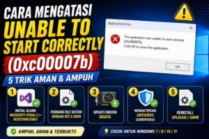 Cara Mengatasi 0xc00007b (Unable to Start Correctly): 5 Trik Aman & Ampuh