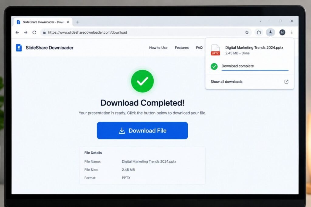 Cara Download File di SlideShare Gratis Tanpa Login: 4 Trik Aman & Ampuh