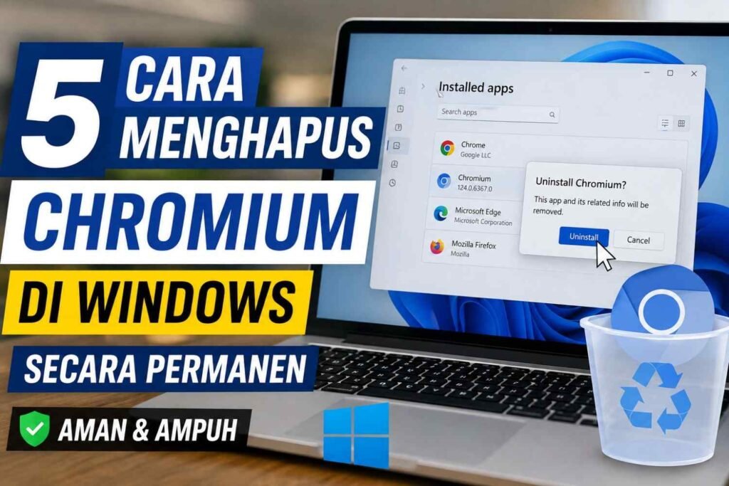 5 Cara Menghapus Chromium di Windows Secara Permanen (Aman & Ampuh)
