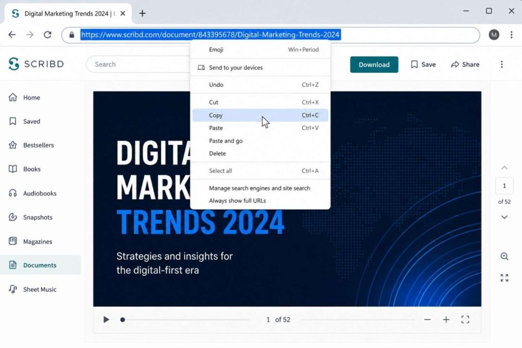 Cara Download File di Scribd Gratis Tanpa Login: 4 Trik Aman & Ampuh