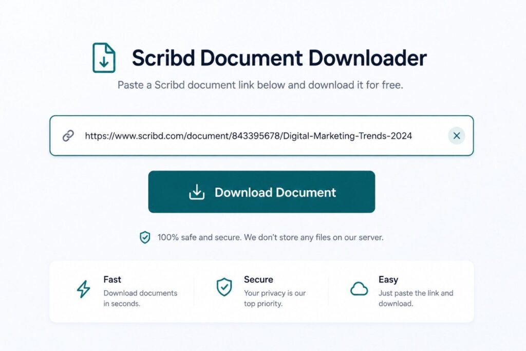 Cara Download File di Scribd Gratis Tanpa Login: 4 Trik Aman & Ampuh